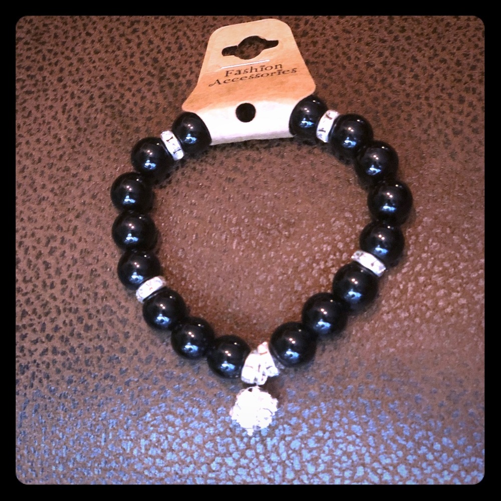 New with tag handmade bracelet with rhinestone